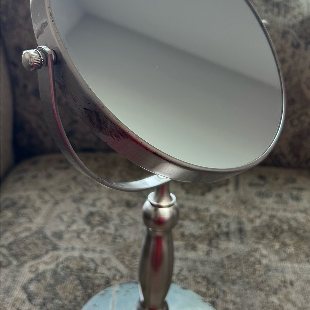 Elegant Silver Vanity Mirror